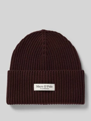 Czapka beanie z czystej bawełny Marc O'Polo