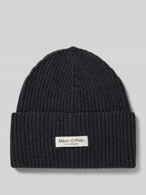Zdjęcie produktu Czapka beanie z czystej bawełny Marc O'Polo