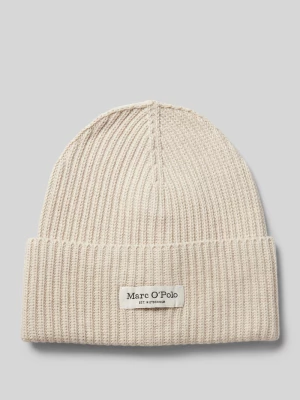 Czapka beanie z czystej bawełny z szerokim brzegiem Marc O'Polo