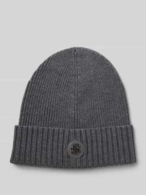 Czapka beanie z czystej żywej wełny model ‘FATI’ Boss
