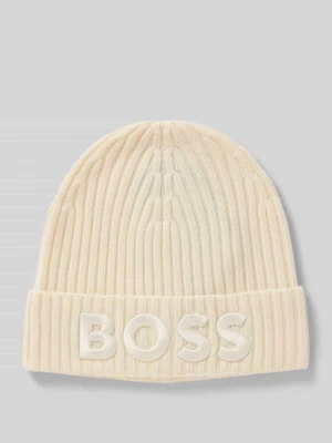 Czapka beanie z czystej żywej wełny model ‘LARA_HAT’ Boss