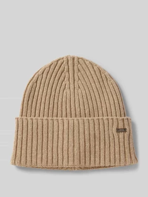 Czapka beanie z detalem z logo Armani Exchange