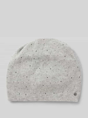 Czapka beanie z detalem z logo CAPELLI NEW YORK