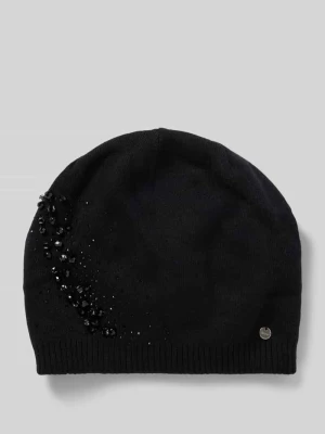 Czapka beanie z detalem z logo CAPELLI NEW YORK