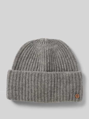 Czapka beanie z detalem z logo Fraas