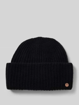 Czapka beanie z detalem z logo Fraas