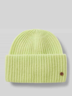 Czapka beanie z detalem z logo Fraas