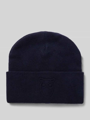 Czapka beanie z detalem z logo Knowledge Cotton Apparel