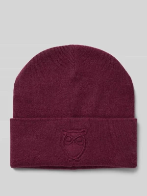Czapka beanie z detalem z logo Knowledge Cotton Apparel