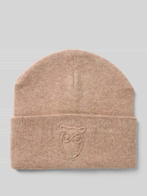 Czapka beanie z detalem z logo Knowledge Cotton Apparel