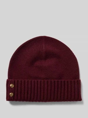 Czapka beanie z detalem z logo Lauren Ralph Lauren