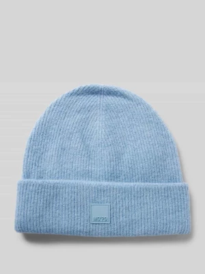 Czapka beanie z detalem z logo Marc O'Polo DENIM