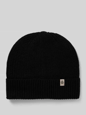 Czapka beanie z detalem z logo model ‘Pure Merino’ Roeckl