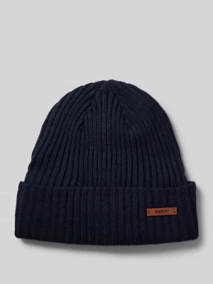 Czapka beanie z detalem z logo model ‘WILBERT’ Barts Granatowy