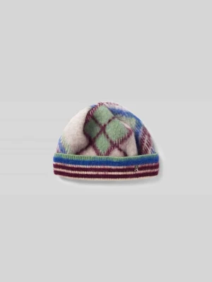 Czapka beanie z detalem z logo Paco Rabanne Niebieski
