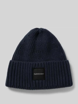 Czapka beanie z detalem z logo Peak Performance