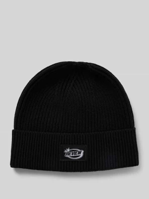 Czapka beanie z detalem z logo REVIEW