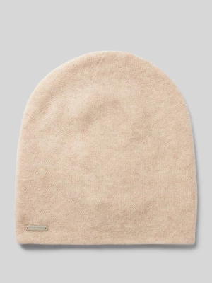 Czapka beanie z detalem z logo Seeberger