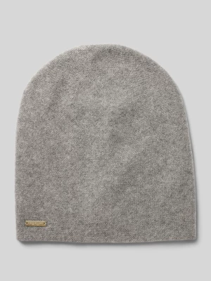 Czapka beanie z detalem z logo Seeberger