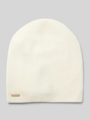 Czapka beanie z detalem z logo Seeberger