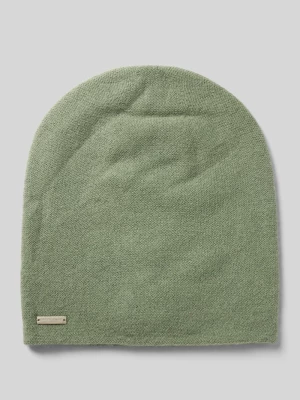 Czapka beanie z detalem z logo Seeberger