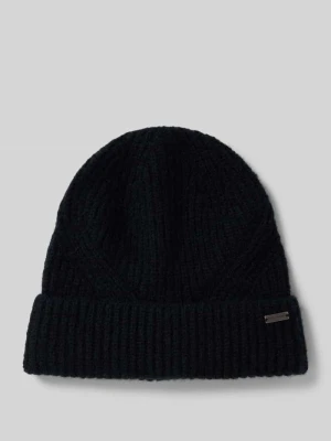 Czapka beanie z dodatkiem bawełny Tom Tailor