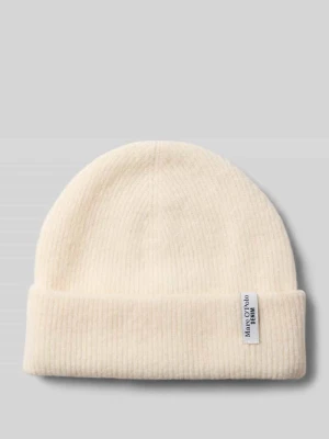 Czapka beanie z dodatkiem wełny z alpaki i żywej wełny Marc O'Polo DENIM