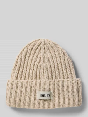 Czapka beanie z dodatkiem wełny z alpaki model ‘EANI’ drykorn