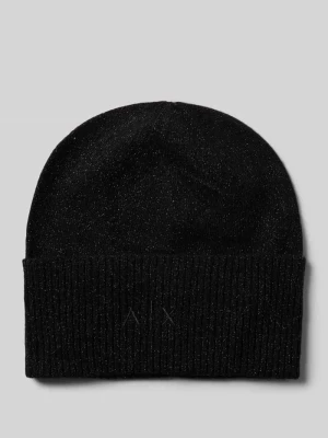 Czapka beanie z domieszką kaszmiru Armani Exchange