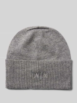 Czapka beanie z domieszką kaszmiru Armani Exchange