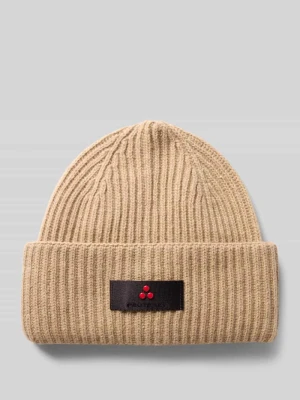 Czapka beanie z domieszką kaszmiru model 'SAVIS' Peuterey Beżowy