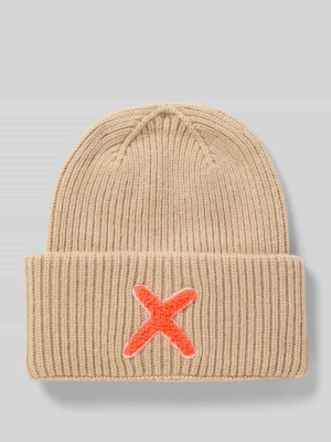 Czapka beanie z domieszką kaszmiru UNIO HAMBURG Beżowy