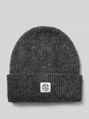 Czapka beanie z domieszką wełny z alpaki z naszywką z logo MSCH Copenhagen