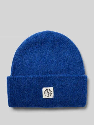 Czapka beanie z domieszką wełny z alpaki z naszywką z logo MSCH Copenhagen