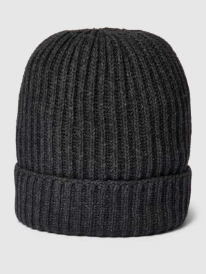 Czapka beanie z efektem prążkowania model ‘Carlo’ CINQUE