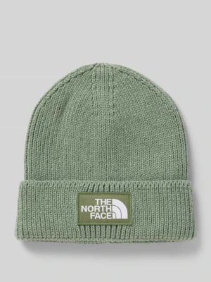 Czapka beanie z imitacji dzianiny z naszywką z logo model ‘Box’ The North Face