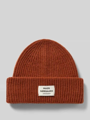 Czapka beanie z mieszanka wełny model 'Tosca Anju' Mads Nørgaard