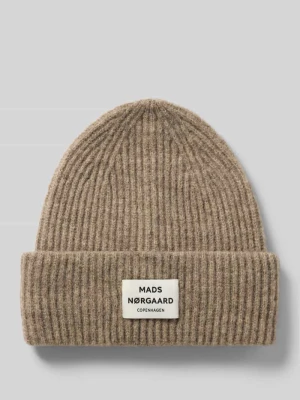 Czapka beanie z mieszanka wełny model 'Tosca Anju' Mads Nørgaard