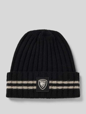 Czapka beanie z mieszanki wiskozy i kaszmiru Blauer USA