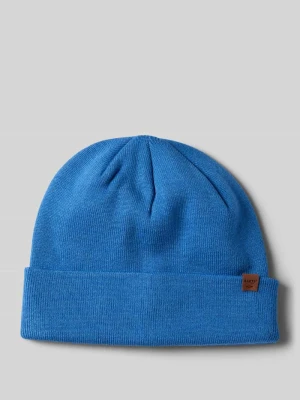 Czapka beanie z mieszanki wiskozy model ‘WILLES’ Barts Niebieski