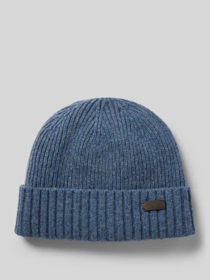 Czapka beanie z naszywką z logo Barbour