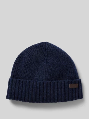 Czapka beanie z naszywką z logo Barbour