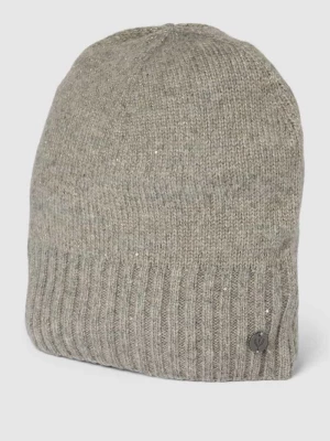 Czapka beanie z naszywką z logo Fraas