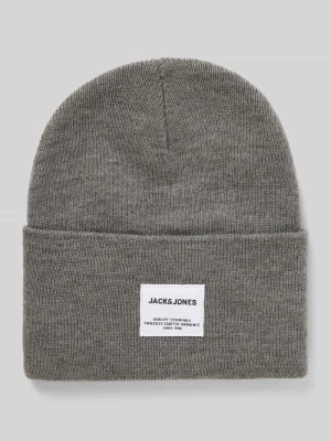 Czapka beanie z naszywką z logo jack & jones