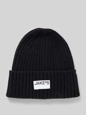 Czapka beanie z naszywką z logo Jake*s Casual