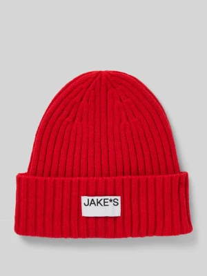 Czapka beanie z naszywką z logo Jake*s Casual