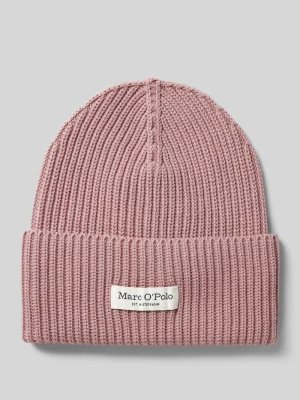 Czapka beanie z naszywką z logo Marc O'Polo