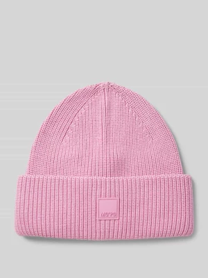 Czapka beanie z naszywką z logo Marc O'Polo DENIM