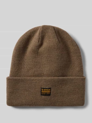 Czapka beanie z naszywką z logo model ‘Effo’ G-Star Raw