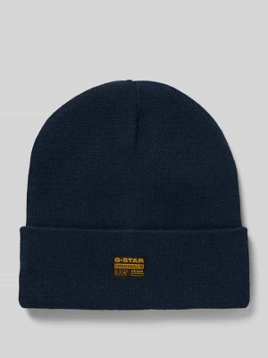 Czapka beanie z naszywką z logo model ‘Effo’ G-Star Raw